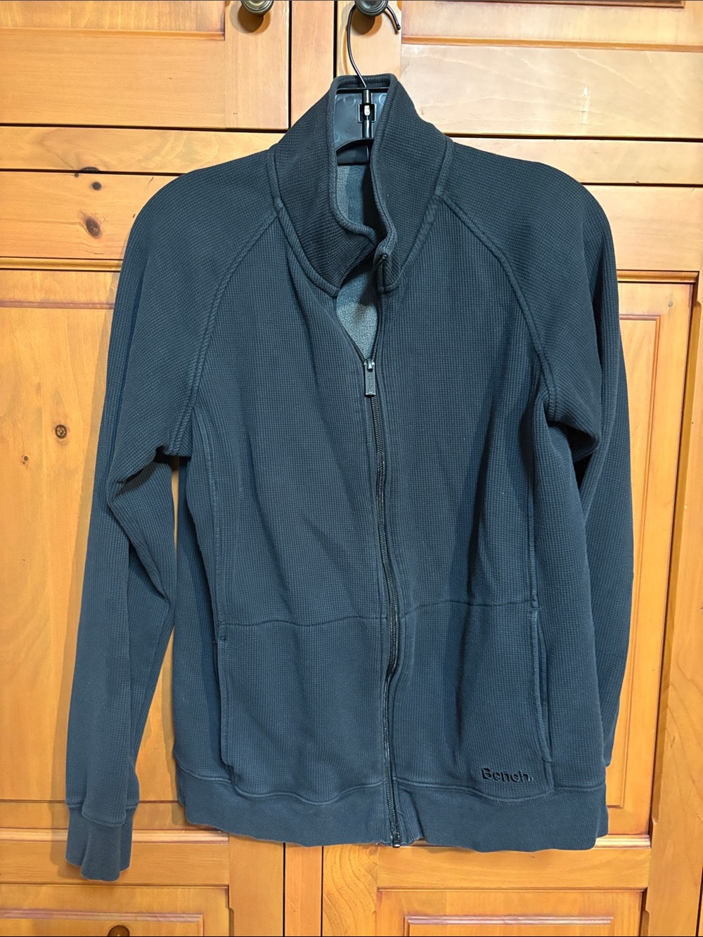 Bench Men’s Black Lightweight Full-Zip Shirt Jacket